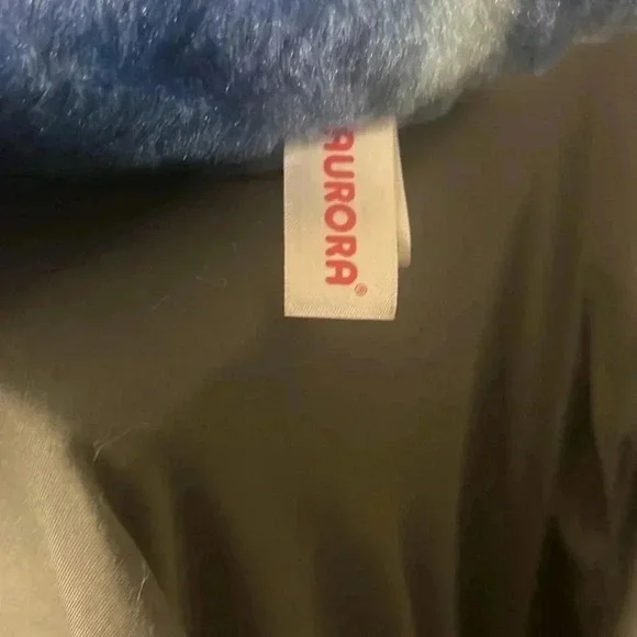 Aurora Blue Camo Dragon Verath Firebreath Plush Stuffed Animal 10" sitting - Picture 3 of 4